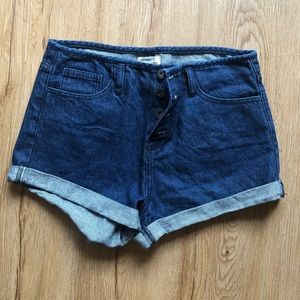 High waisted shorts